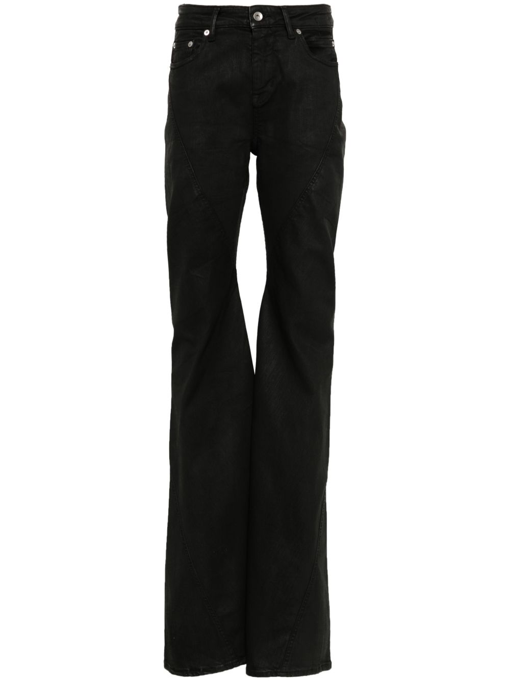 Rick Owens DRKSHDW Bias 微喇牛仔裤 - 黑色