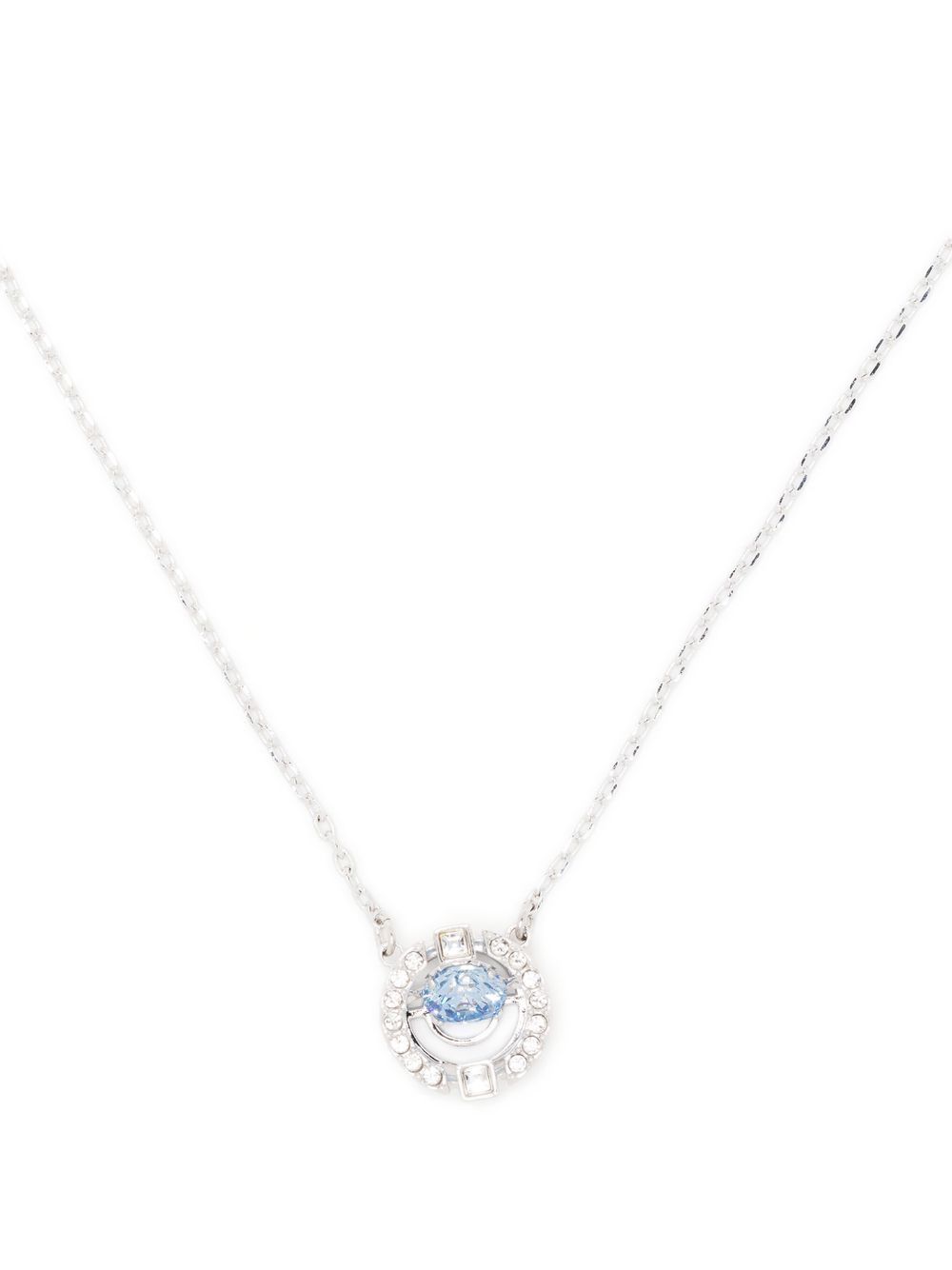 Swarovski Una 项链 - 银色