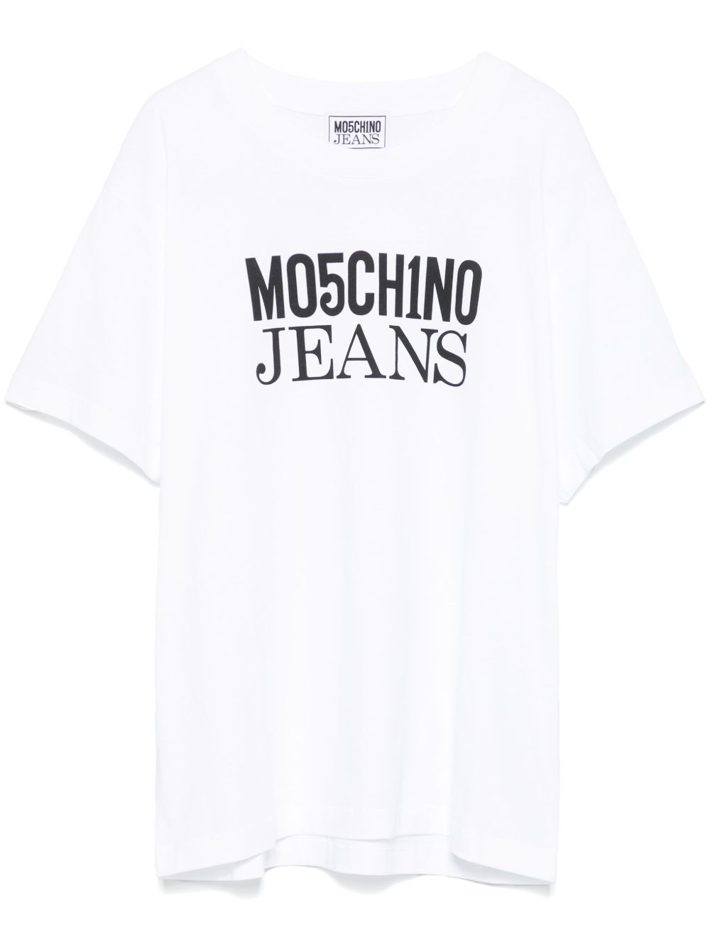 MOSCHINO JEANS logo印花T恤 - 白色