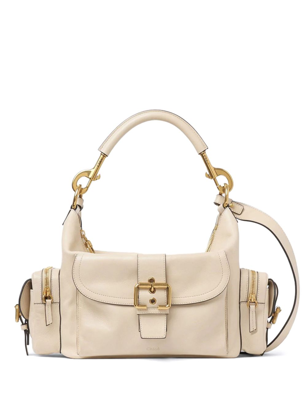 Chloé Camera 中号斜挎包 - 中性色
