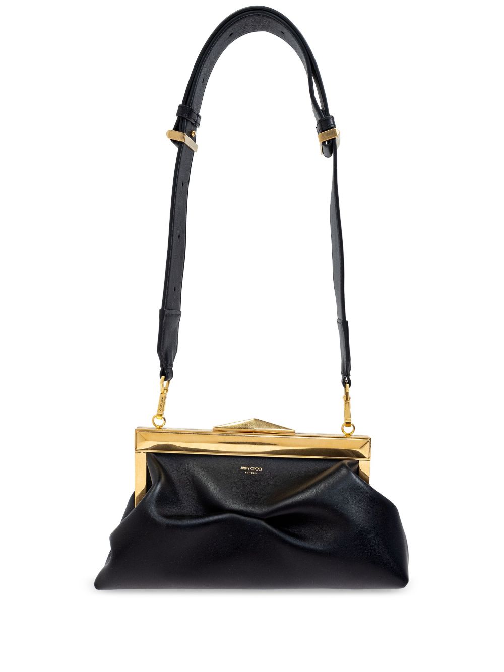 Jimmy Choo Diamond Frame 手拿包 - 黑色