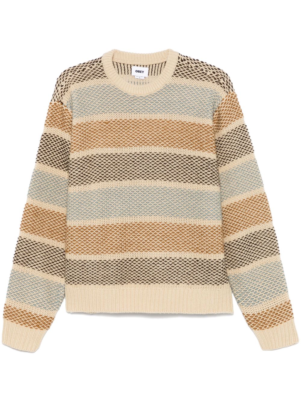 Obey Benjamin 毛衣 - BROWN MULTI