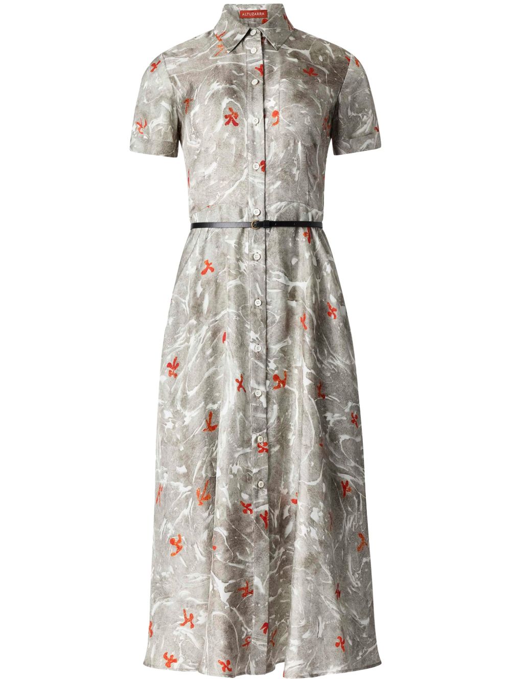 Altuzarra Kiera midi dress - 灰色