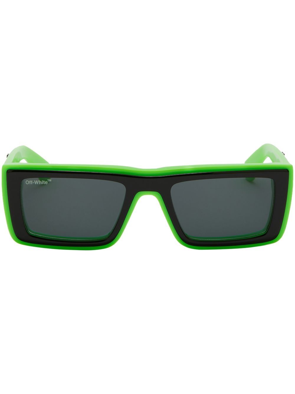 Off-White Eyewear Jacob 长方框太阳眼镜 - 灰色