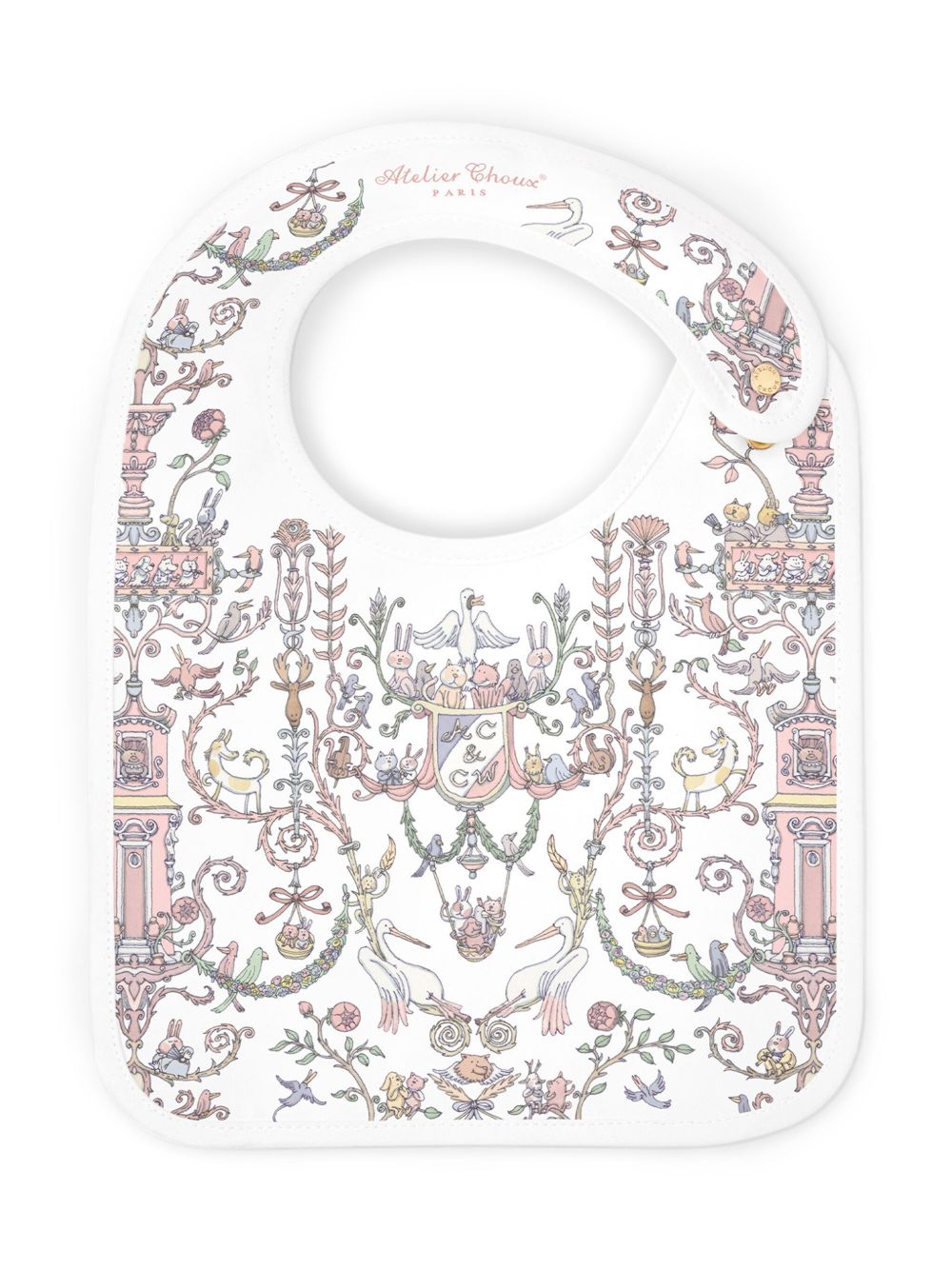 Atelier Choux Toile de Jouy 围兜 - 粉色