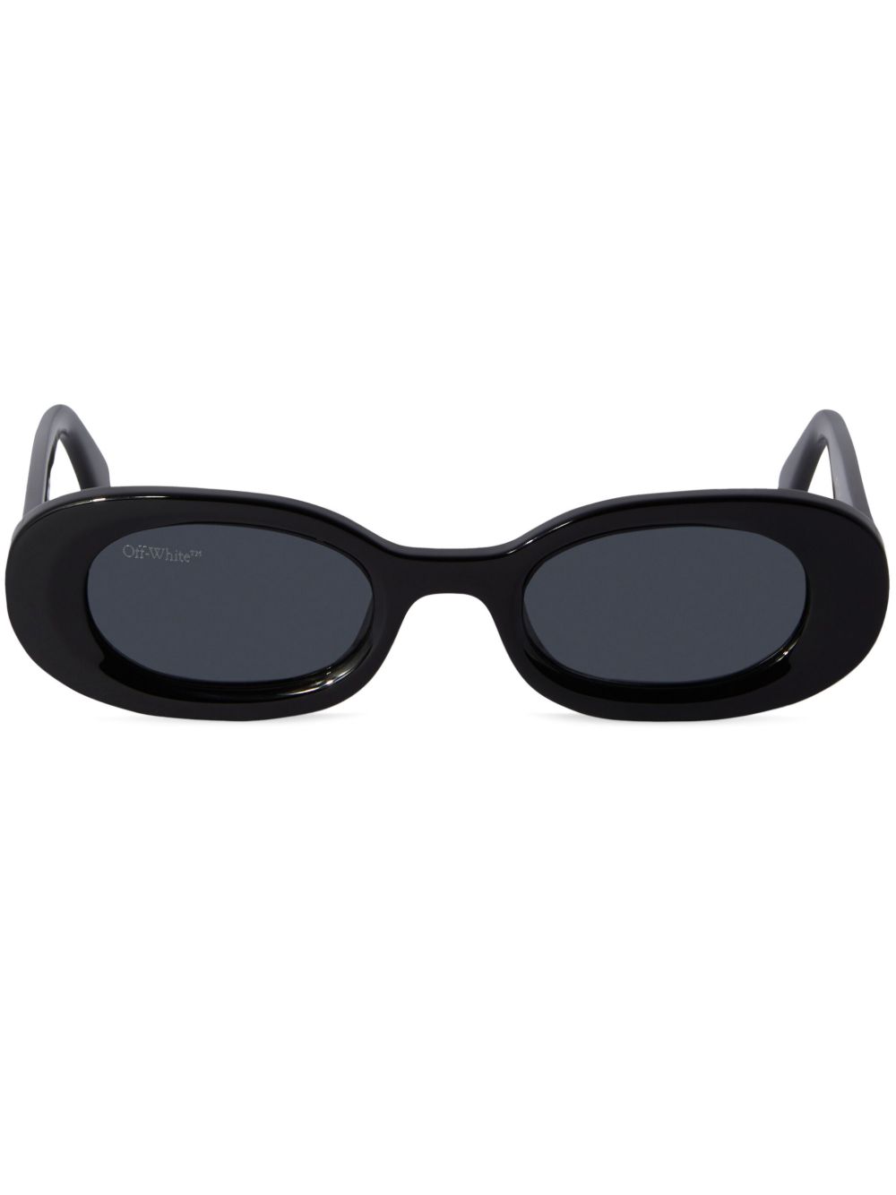 Off-White Eyewear Amalfi 椭圆形镜框太阳眼镜 - 黑色