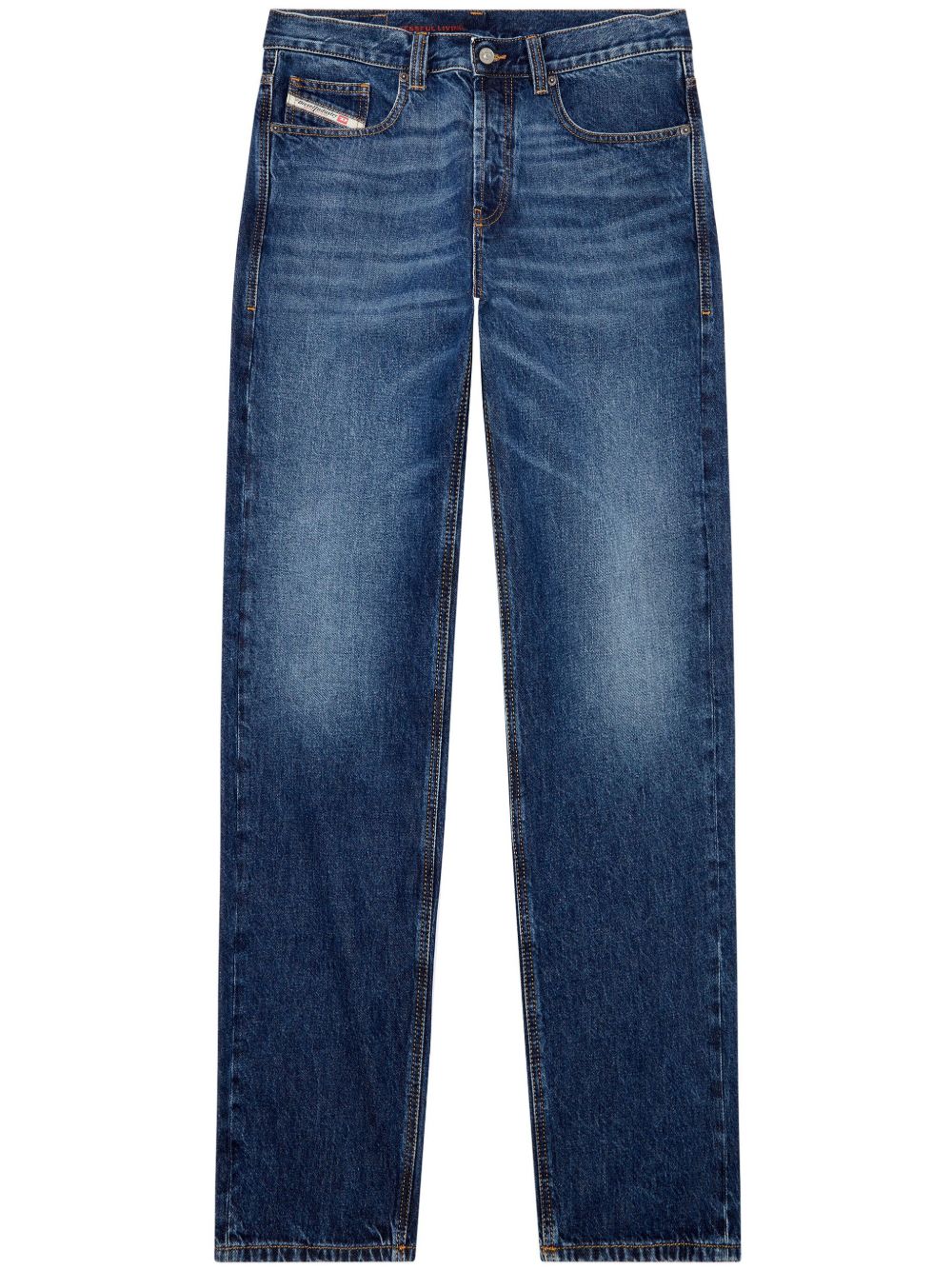 Diesel 2010 D-Macs 直筒牛仔裤 - 蓝色