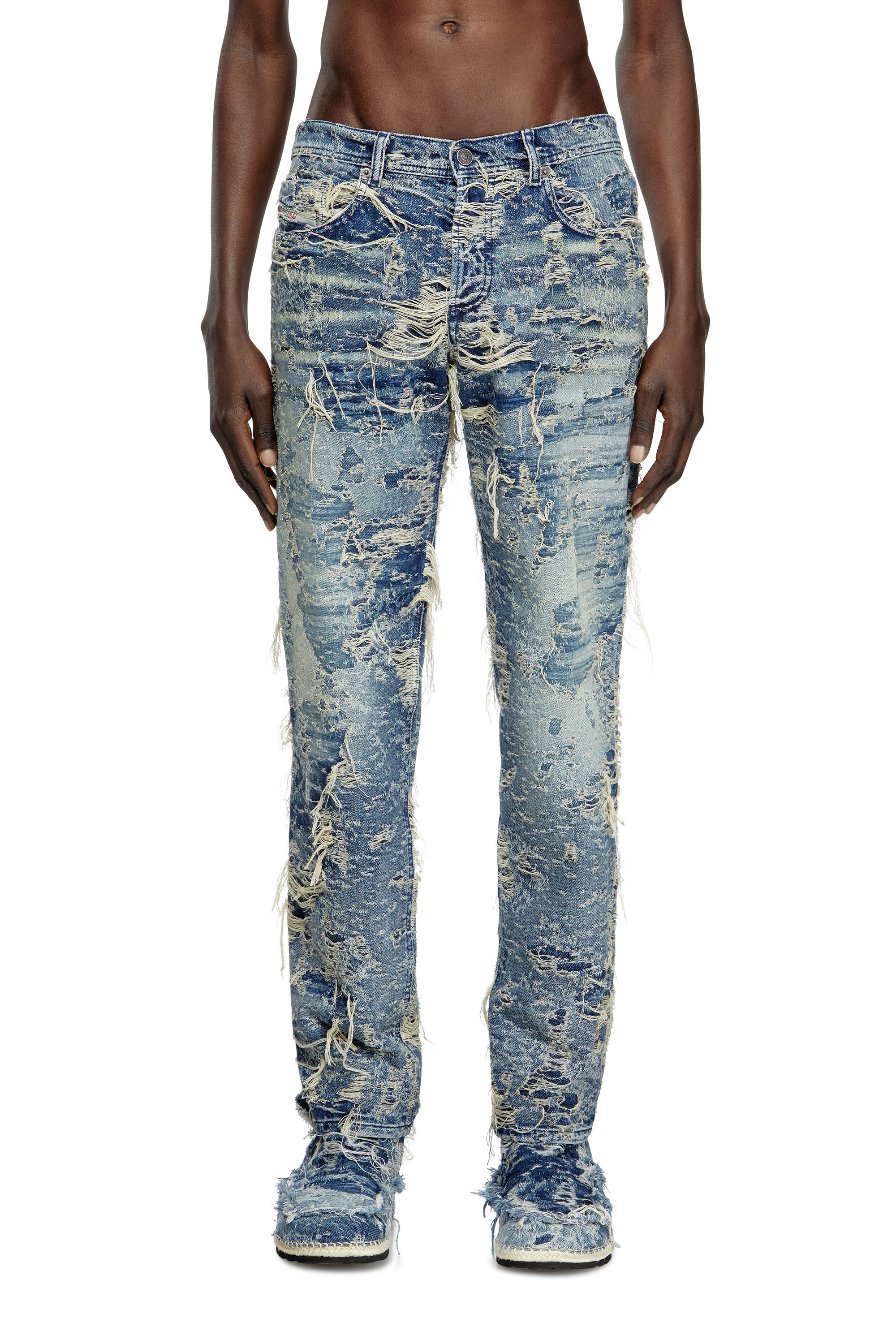 Diesel - Regular Jeans - 2023 D-Finitive - Jeans - Man - Blue