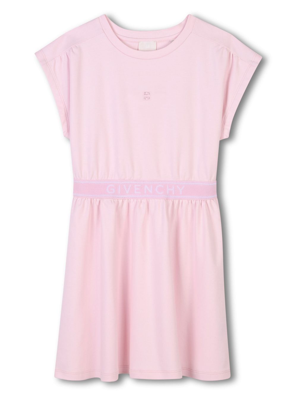 Givenchy Kids 棉连衣裙 - 粉色