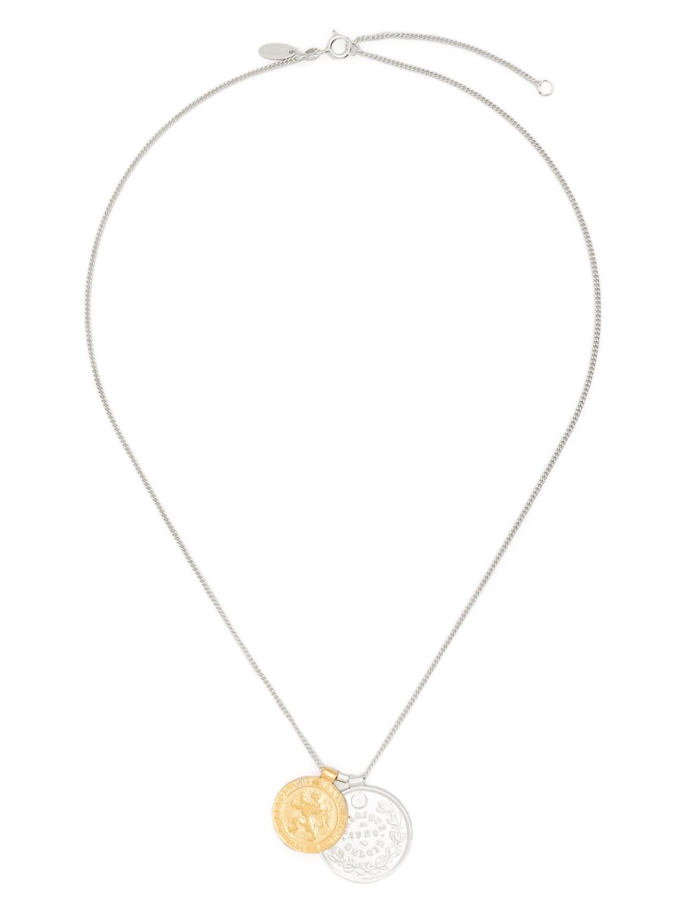 Wouters & Hendrix coin-pendants necklace - 银色