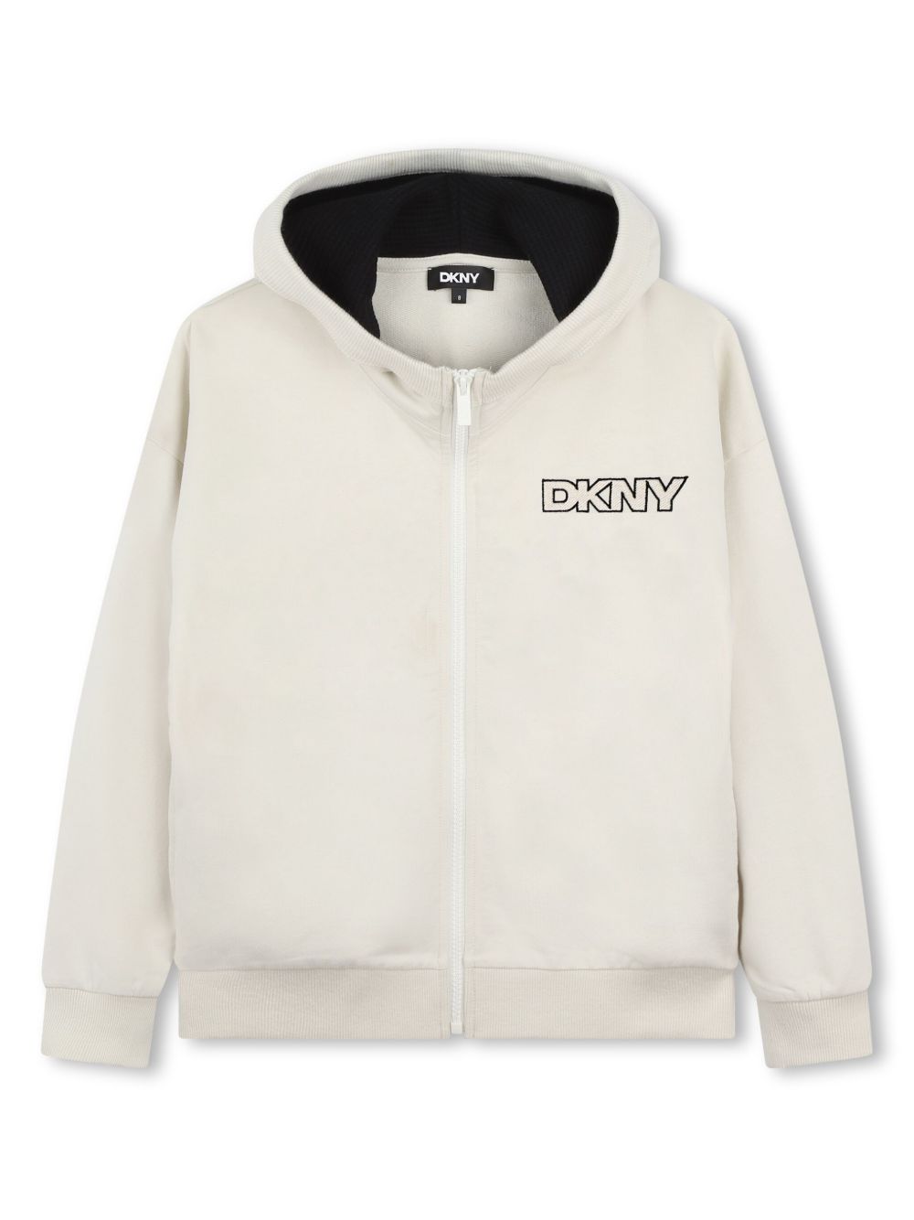 Dkny Kids logo印花连帽衫 - 中性色