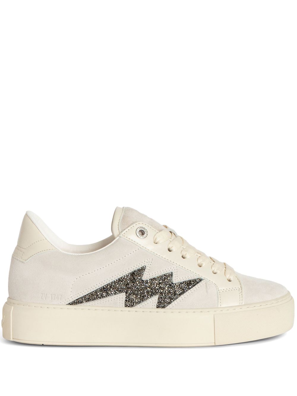 Zadig&Voltaire ZV1747 La Flash 低帮厚底板鞋 - 中性色