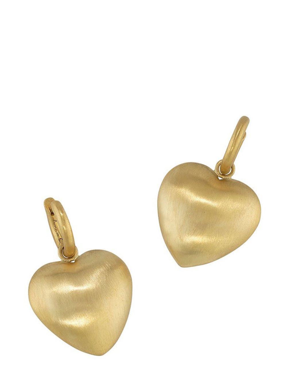 Irene Neuwirth 18K黄金 Dome Heart 耳环 - 金色