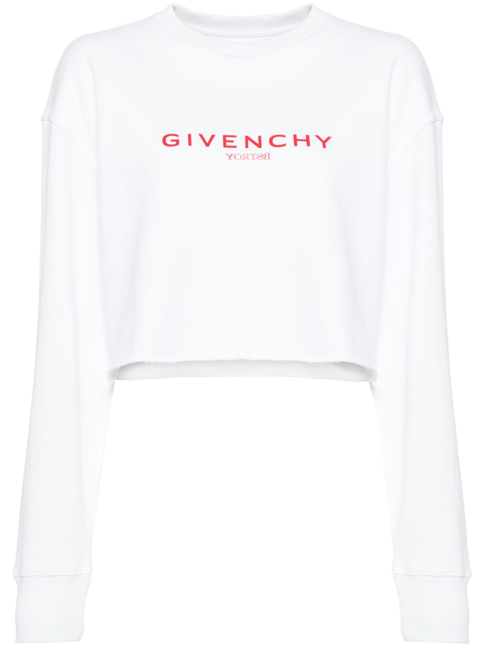 Givenchy logo印花卫衣 - 白色