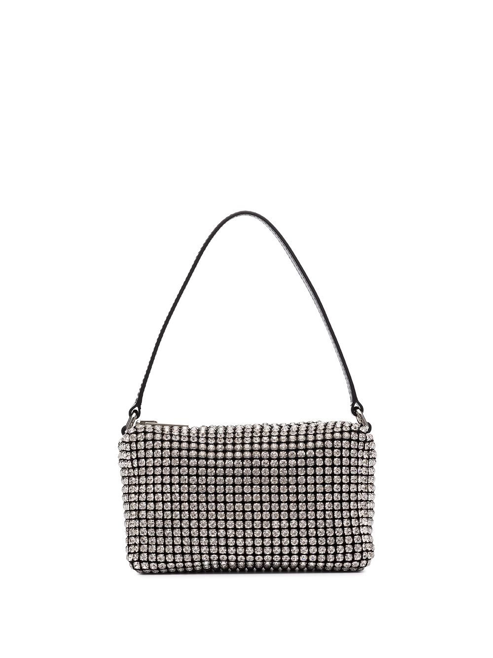 Alexander Wang Wangloc 水钻缀饰中号手拿包 - 金属色