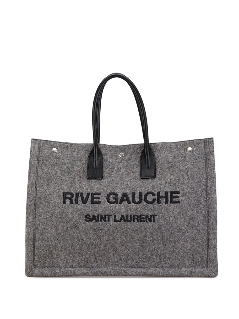 Saint Laurent Pre-Owned 2021 Large Wool Rive Gauche tote bag - 灰色