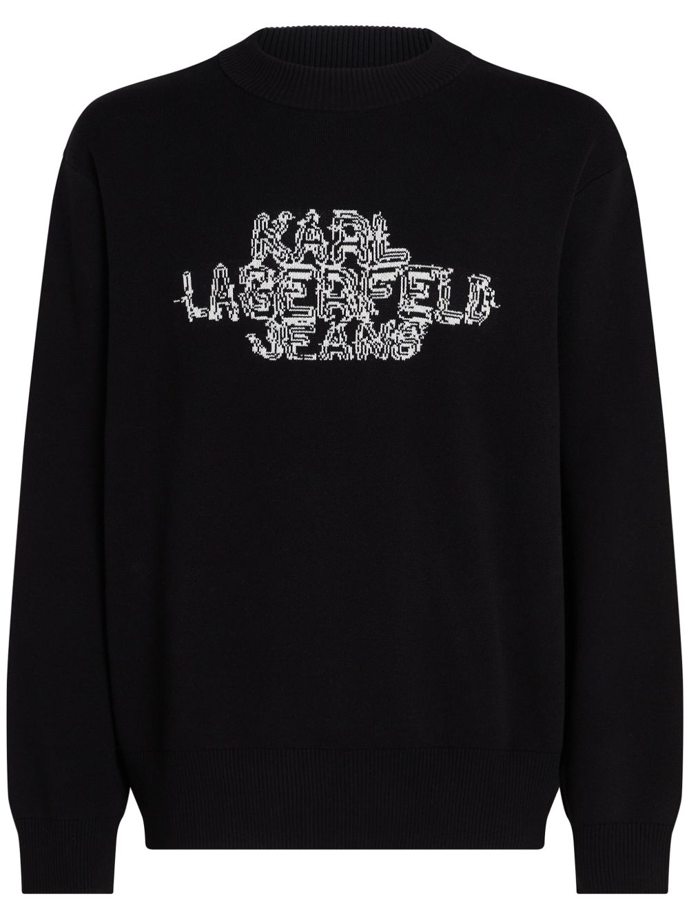 Karl Lagerfeld Jeans logo印花卫衣 - 黑色