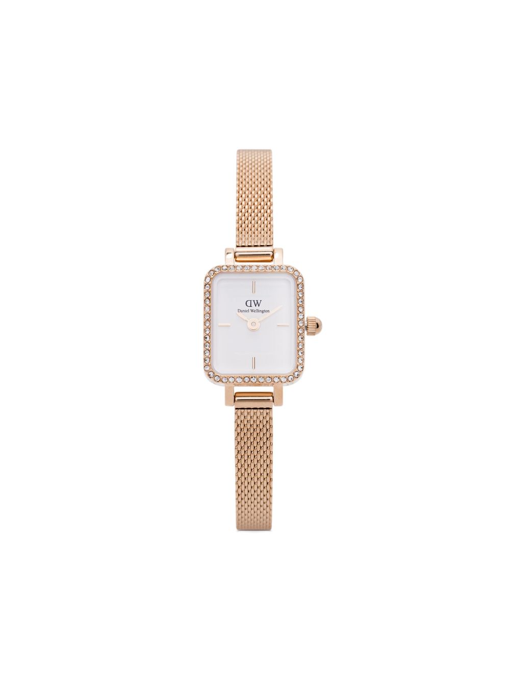 Daniel Wellington Quadro Mini Lumine 18毫米腕表 - 白色
