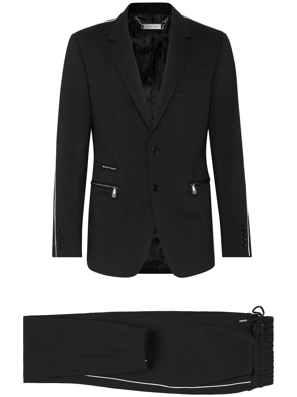 Philipp Plein 运动风西装套装 - 黑色