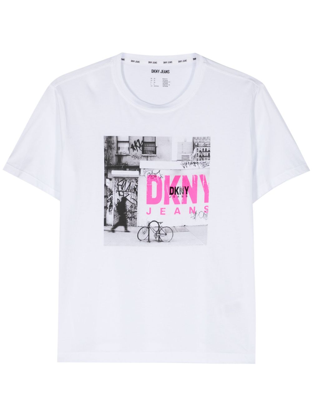 DKNY 照片印花T恤 - 白色