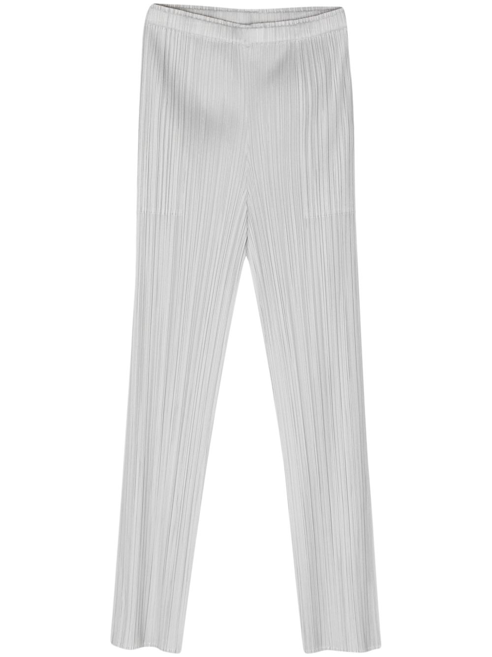 Pleats Please Issey Miyake MC March 褶饰长裤 - 灰色