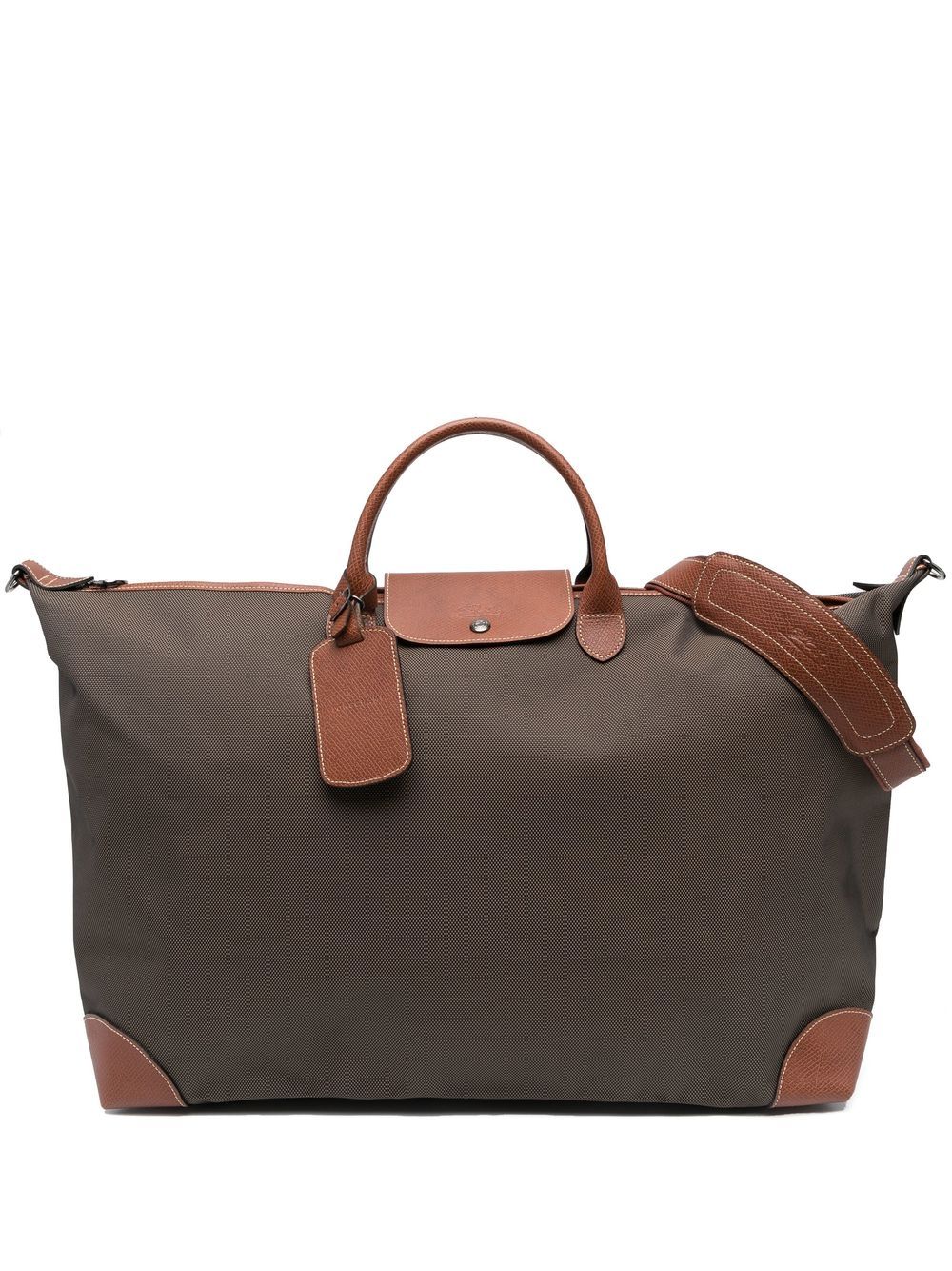 Longchamp Boxford 中号旅行包 - 褐色