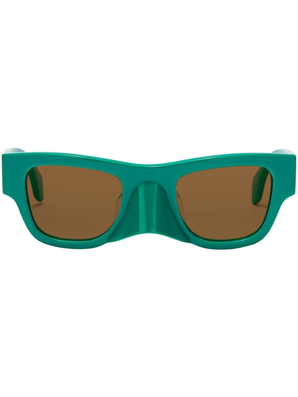 Palm Angels Eyewear Myrtle 方框太阳眼镜 - 绿色