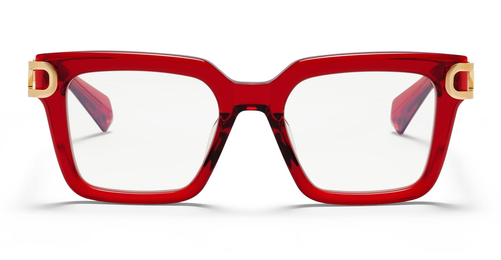 Valentino Eyewear V-side - Crystal Red / Gold Glasses