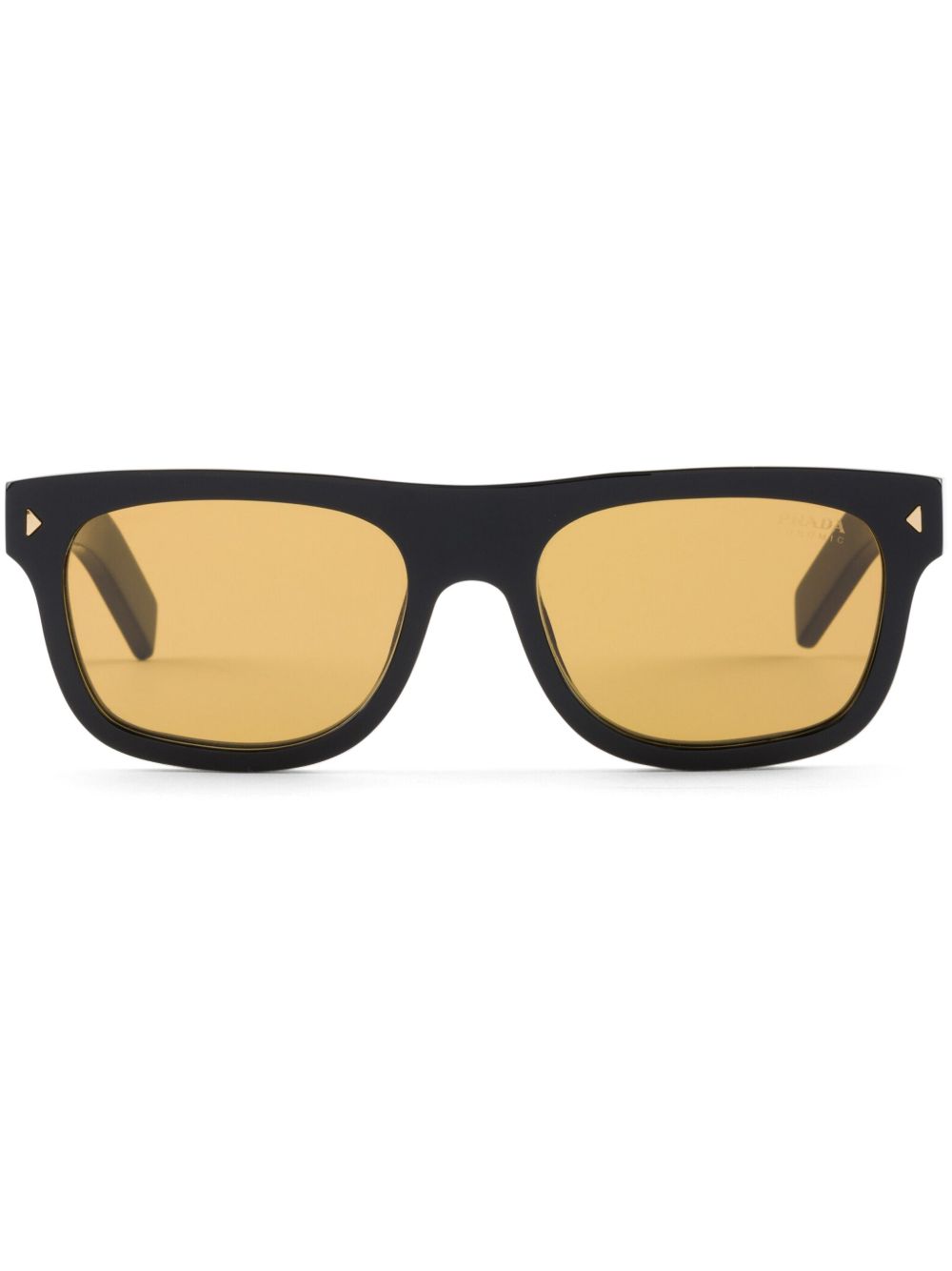 Prada Eyewear 方框太阳眼镜 - 黑色