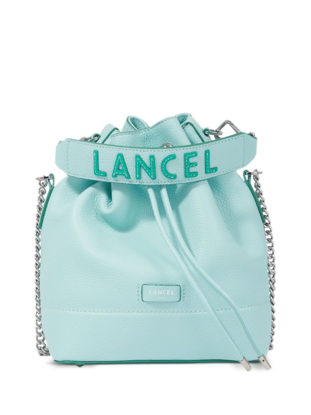 Lancel Ninon 皮质小号水桶包 - 蓝色