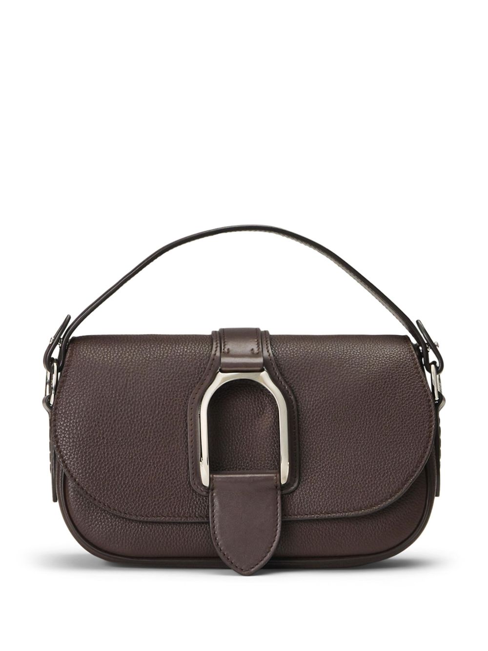 Ralph Lauren Collection Wellington 中号单肩包 - 褐色