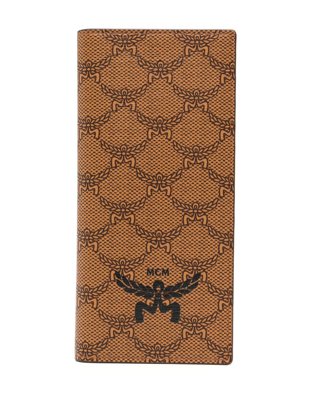 MCM Himmel Continental 大号皮质钱包 - 褐色