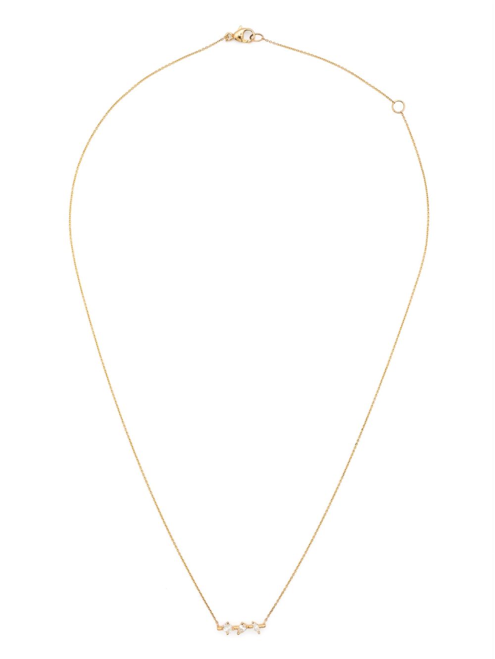 Dana Rebecca Designs Alexa Jordyn 14K黄金钻石项链 - 金色