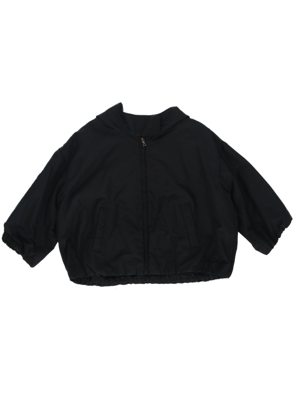 Prada Pre-Owned 连帽夹克（2000年代典藏款） - 黑色