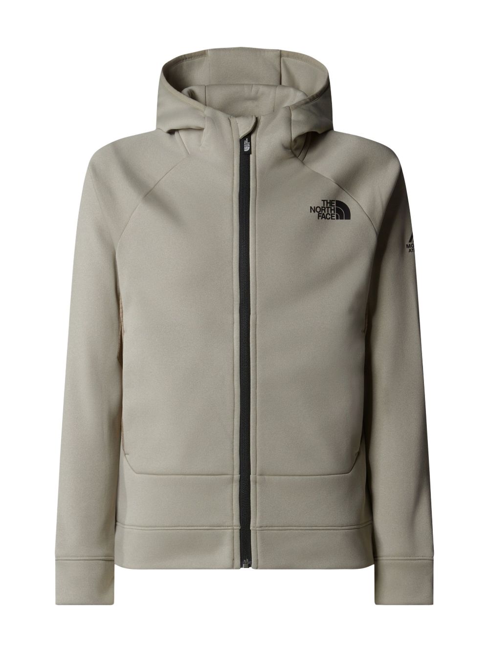 The North Face Kids logo印花连帽衫 - 灰色