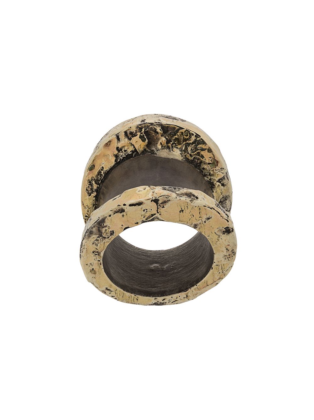 Parts of Four Chasm Ring v2 18K黄金戒指 - 金色