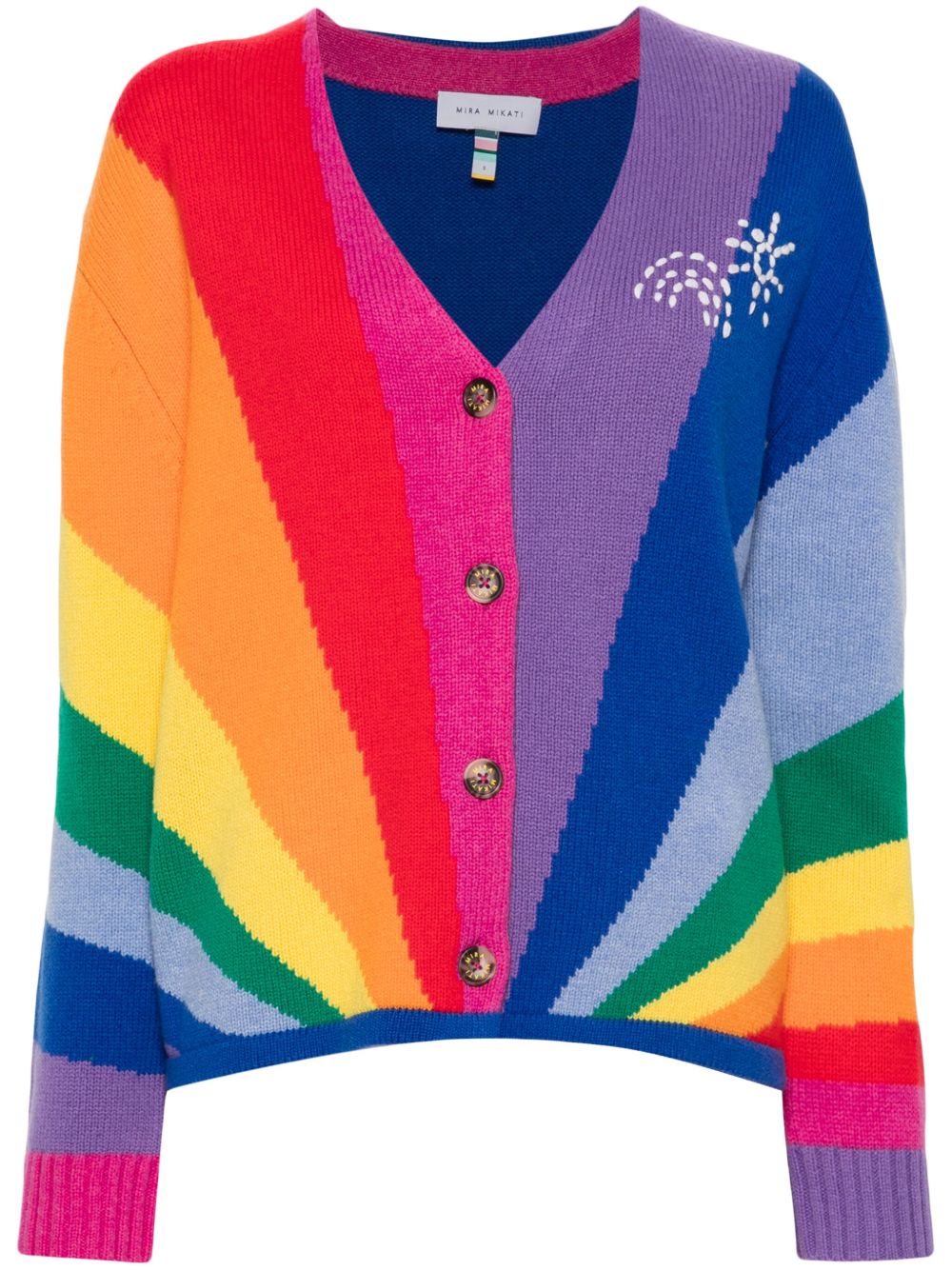 Mira Mikati Rainbow Ray 开衫 - 蓝色