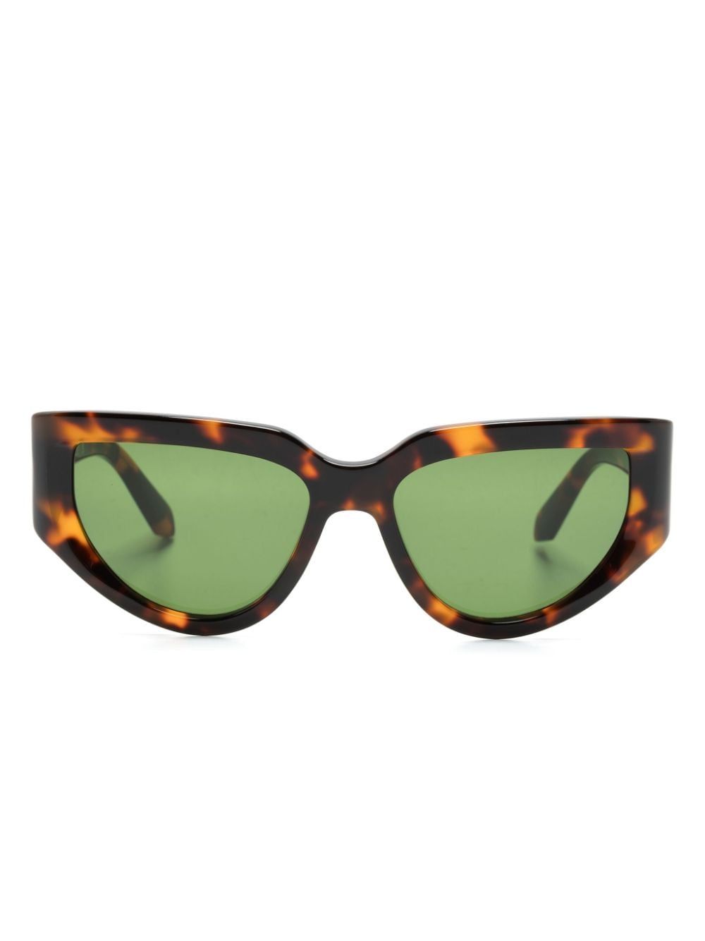 Off-White Eyewear Seward 猫眼镜框太阳眼镜 - 褐色