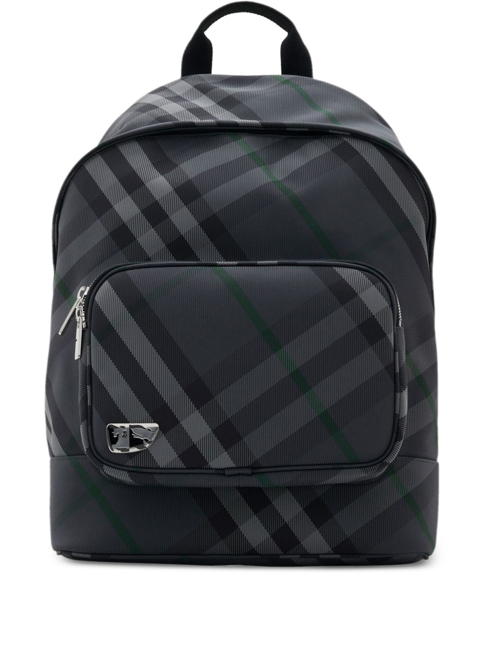 Burberry Grid 双肩包 - 灰色