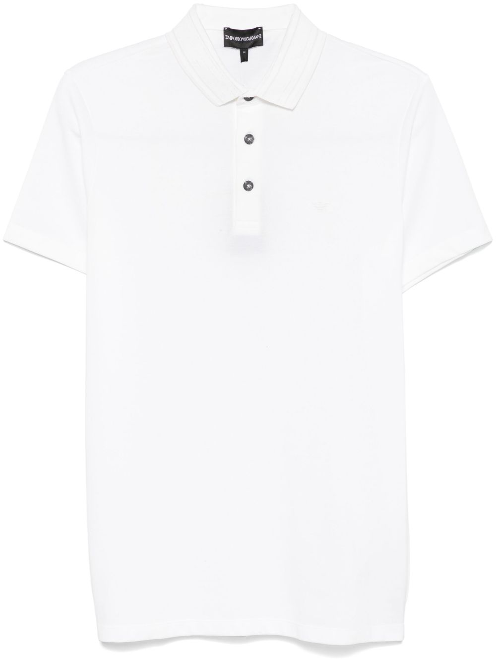 Emporio Armani 棉polo衫 - 白色