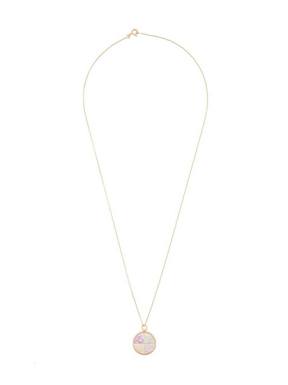 Aurelie Bidermann 'Chivor'蓝宝石项链 - 金属色
