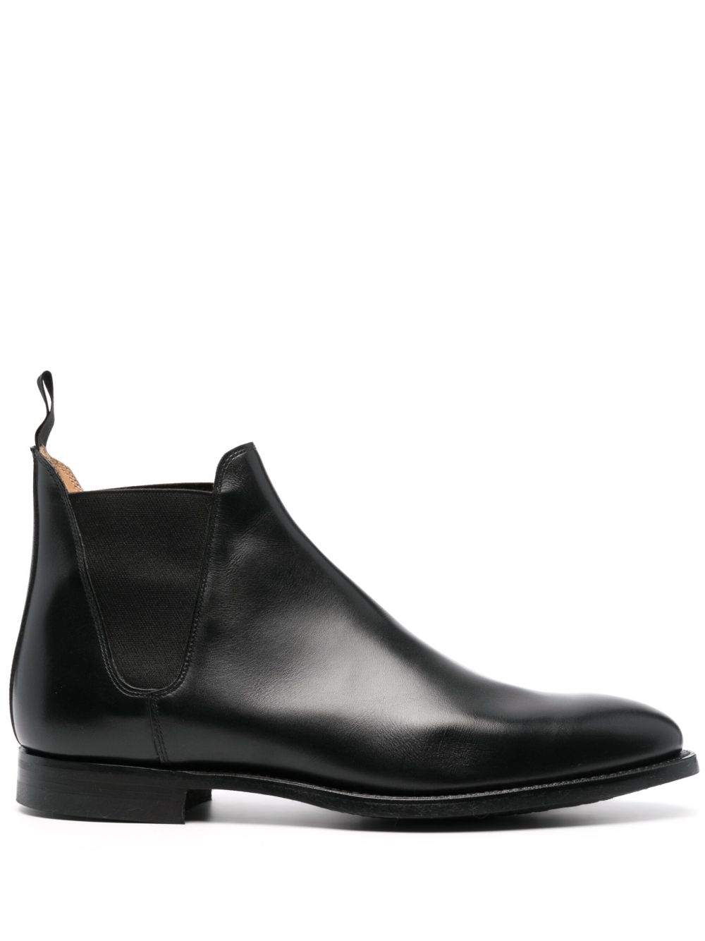 Crockett & Jones Chelsea 8 皮质短靴 - 黑色