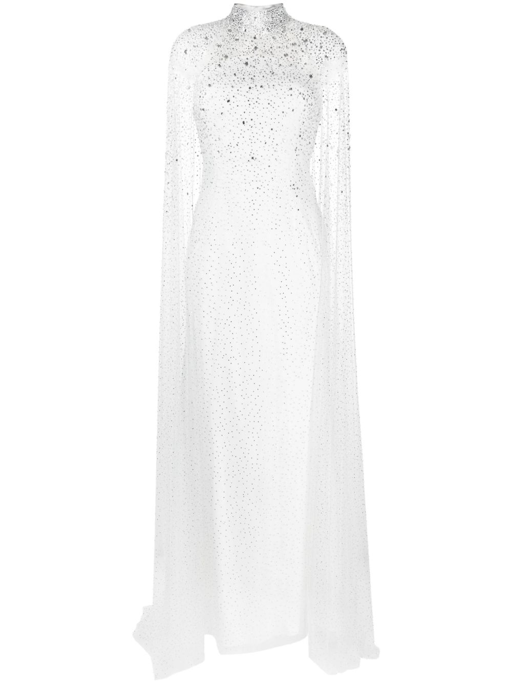 Jenny Packham Ingrid 晶饰礼服 - 白色