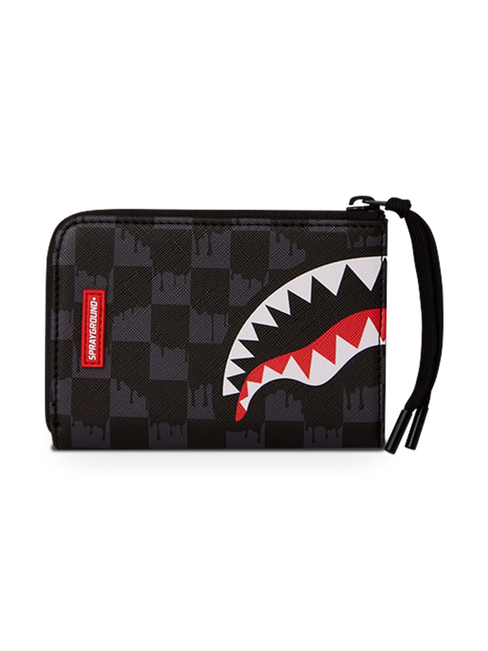 sprayground kid Drip Check 钱包 - 黑色
