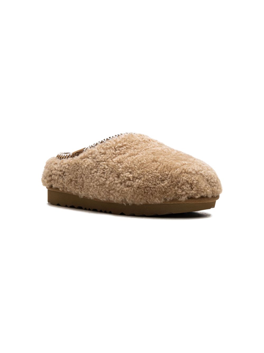 UGG Kids Tasman Maxi Curly 拖鞋 - 中性色