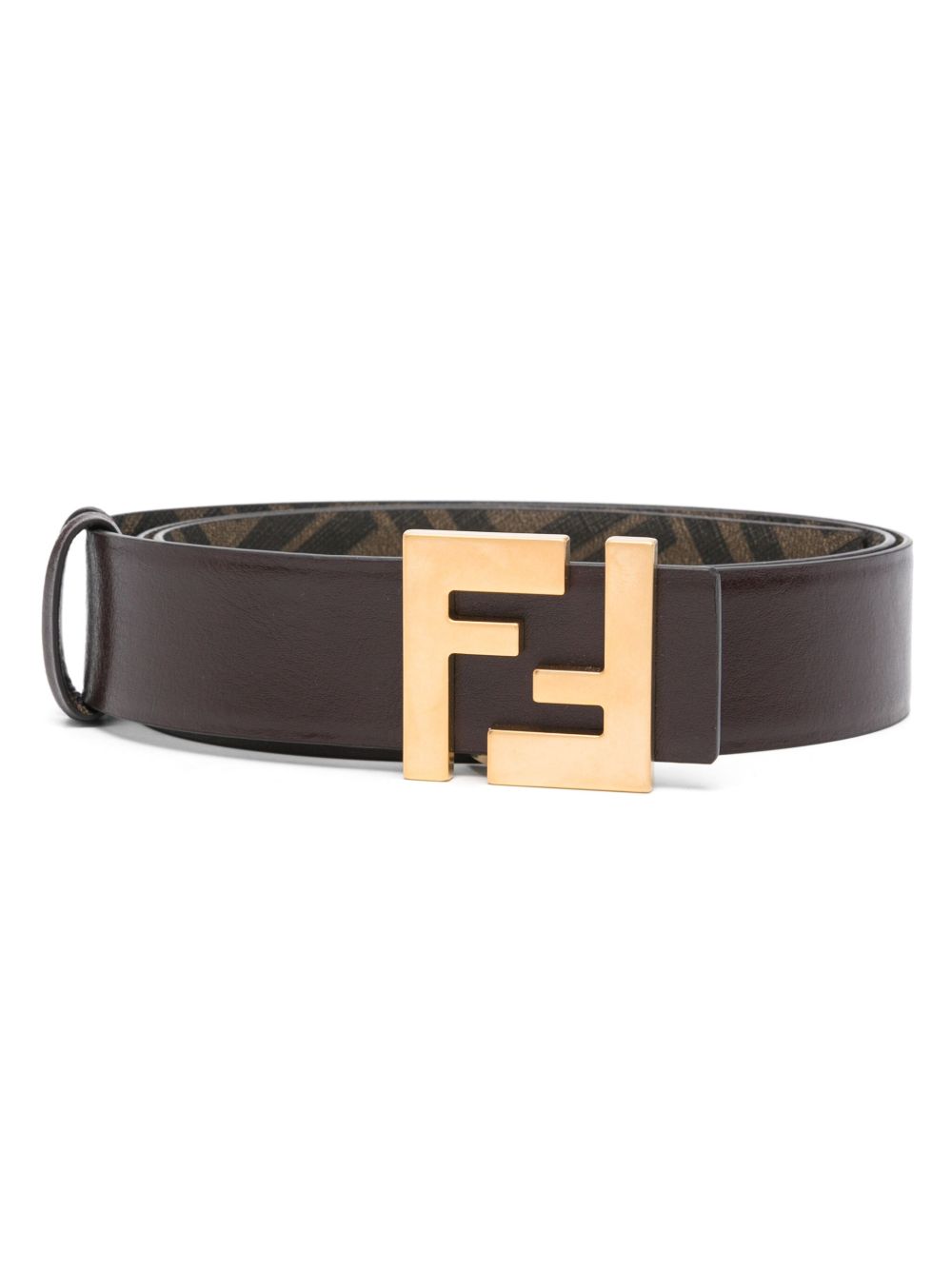 FENDI FF Squared 腰带 - 红色