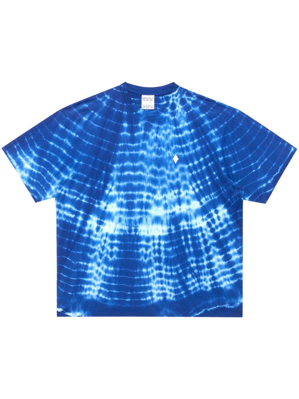 Marcelo Burlon County of Milan AOP Soundwaves 印花T恤 - 蓝色