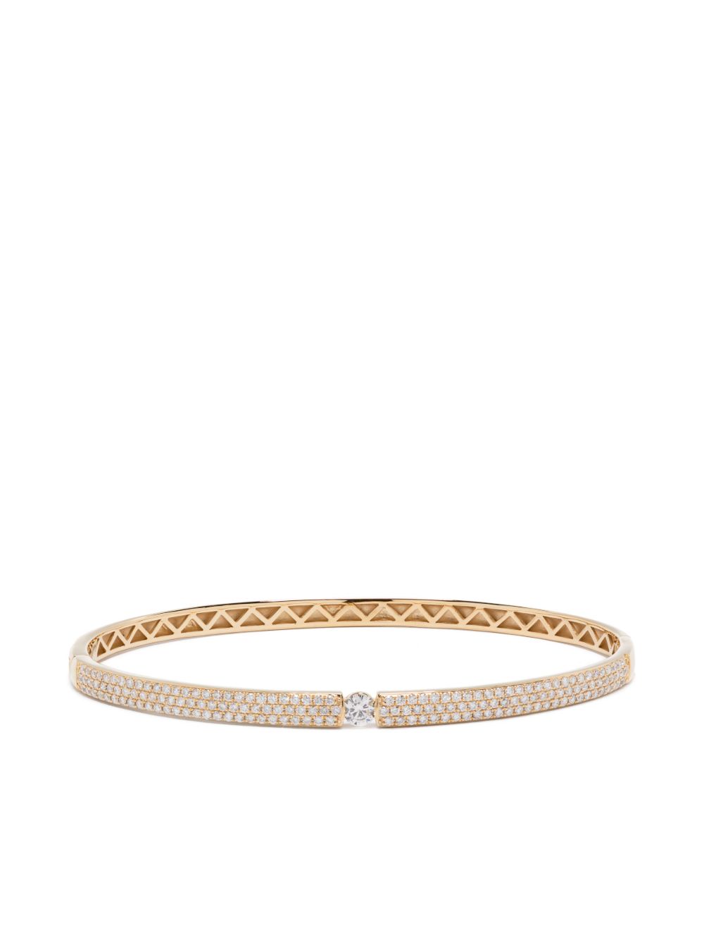 Persée 18K Zeus 钻石手镯 - 金色