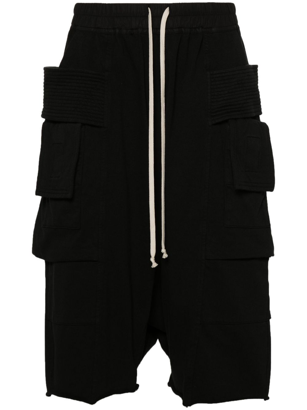 Rick Owens DRKSHDW Creath 工装短裤 - 黑色