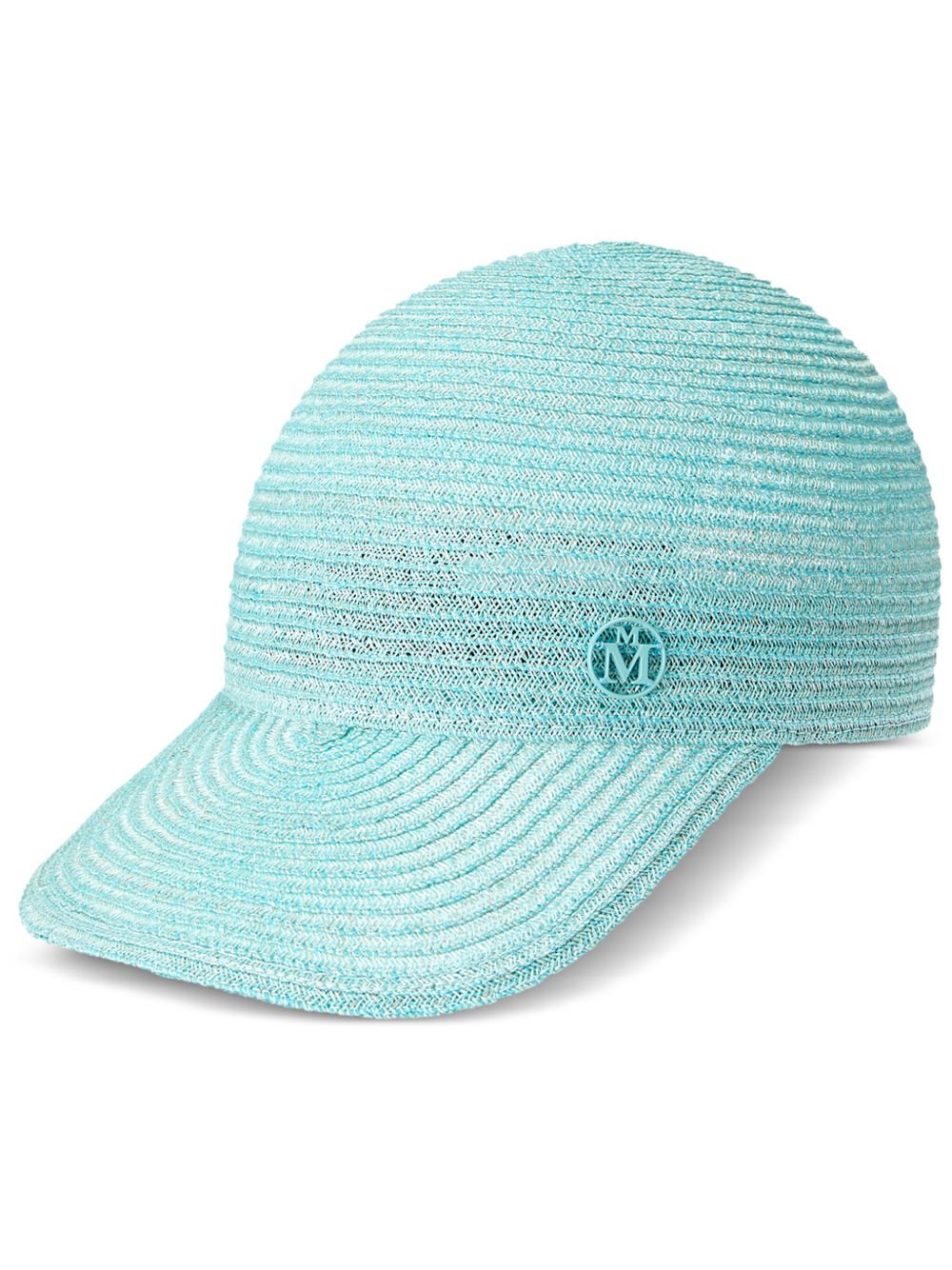 Maison Michel Tiger logo标牌棒球帽 - 蓝色